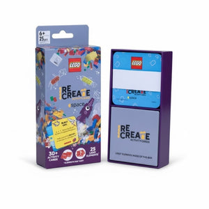 LEGO® Re - Create Activity Cards – Space Edition with 25 Pieces and 30+ Out - of - This - World Challenges! - Fun Learning Store