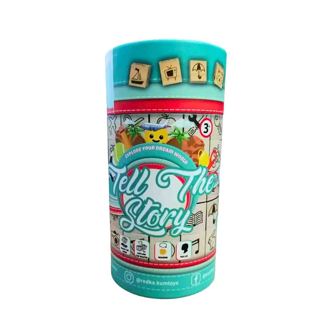 Let's Tell The Story with Storytelling Cubes | Enhance Family Bonding Through Creative Play - Fun Learning Store