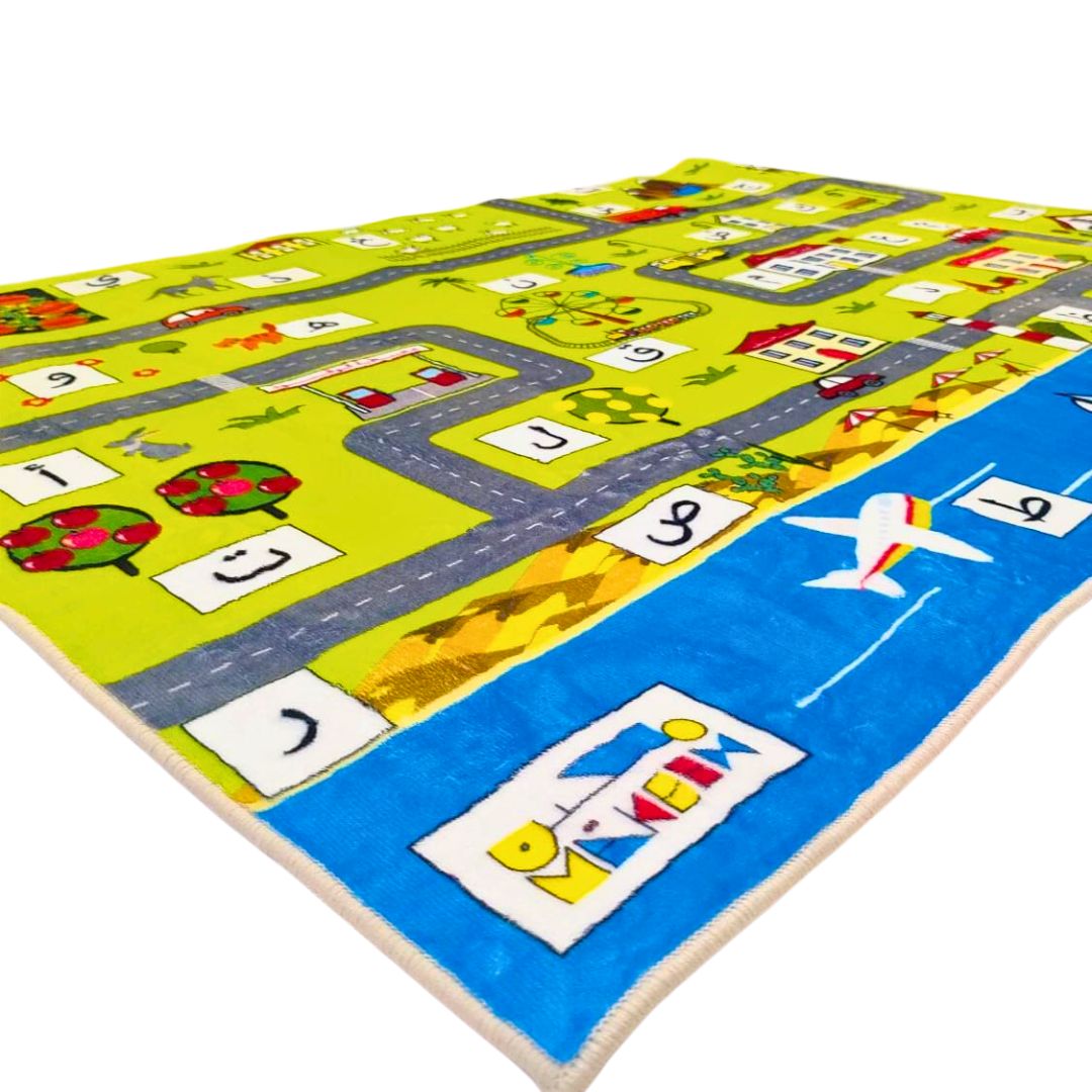 Letter City Game - Arabic Alphabet Education Carpet for Children - Fun Learning Store