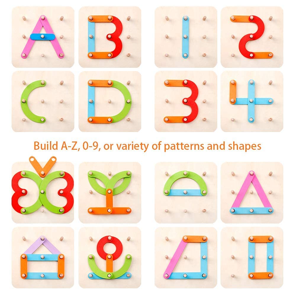 Letters and Numbers Slices Board Game - Fun Learning Store