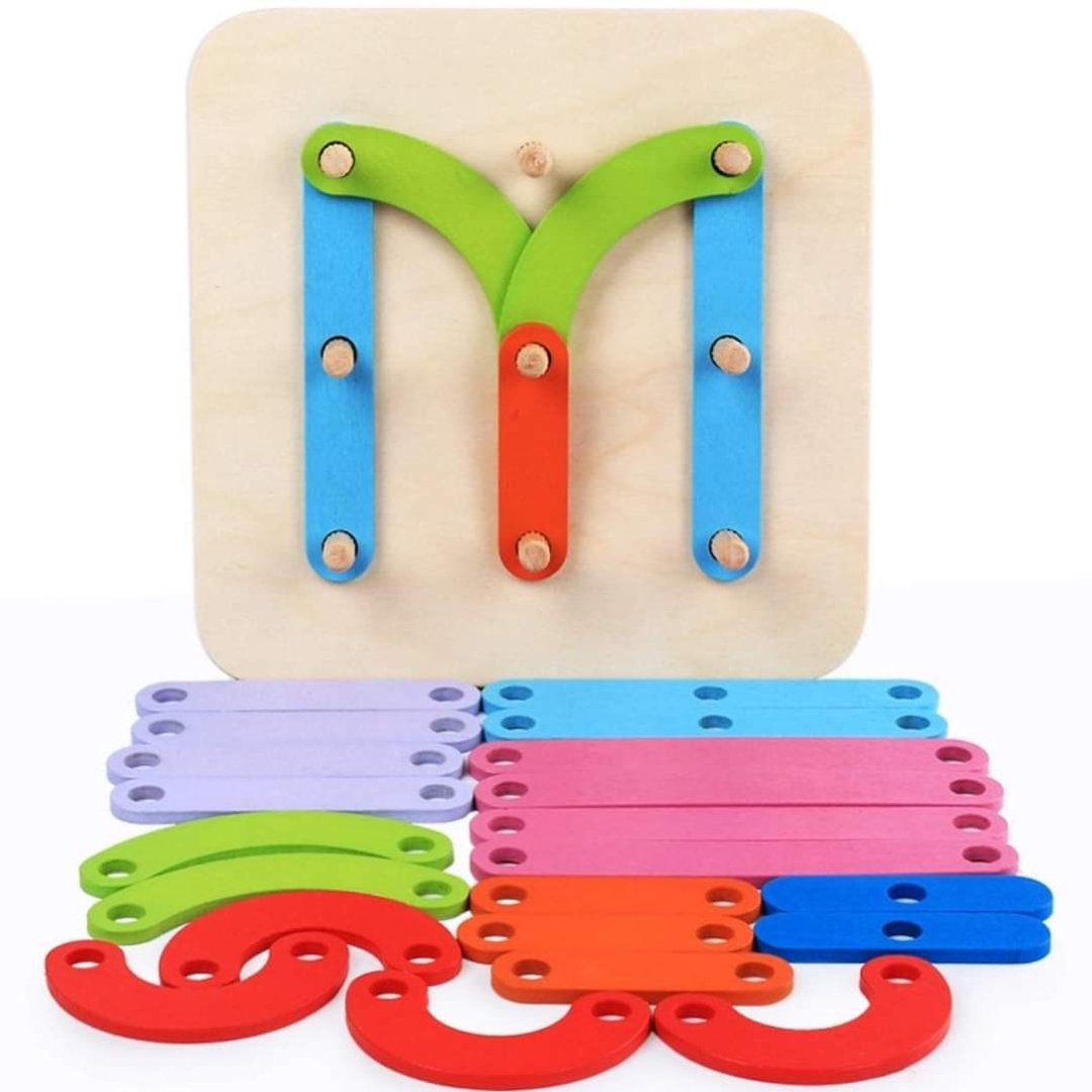 Letters and Numbers Slices Board Game - Fun Learning Store