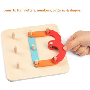 Letters and Numbers Slices Board Game - Fun Learning Store