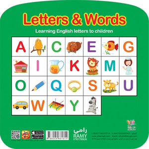 Letters and Words: An Engaging English Learning Book for Kids |+3 Years - Fun Learning Store