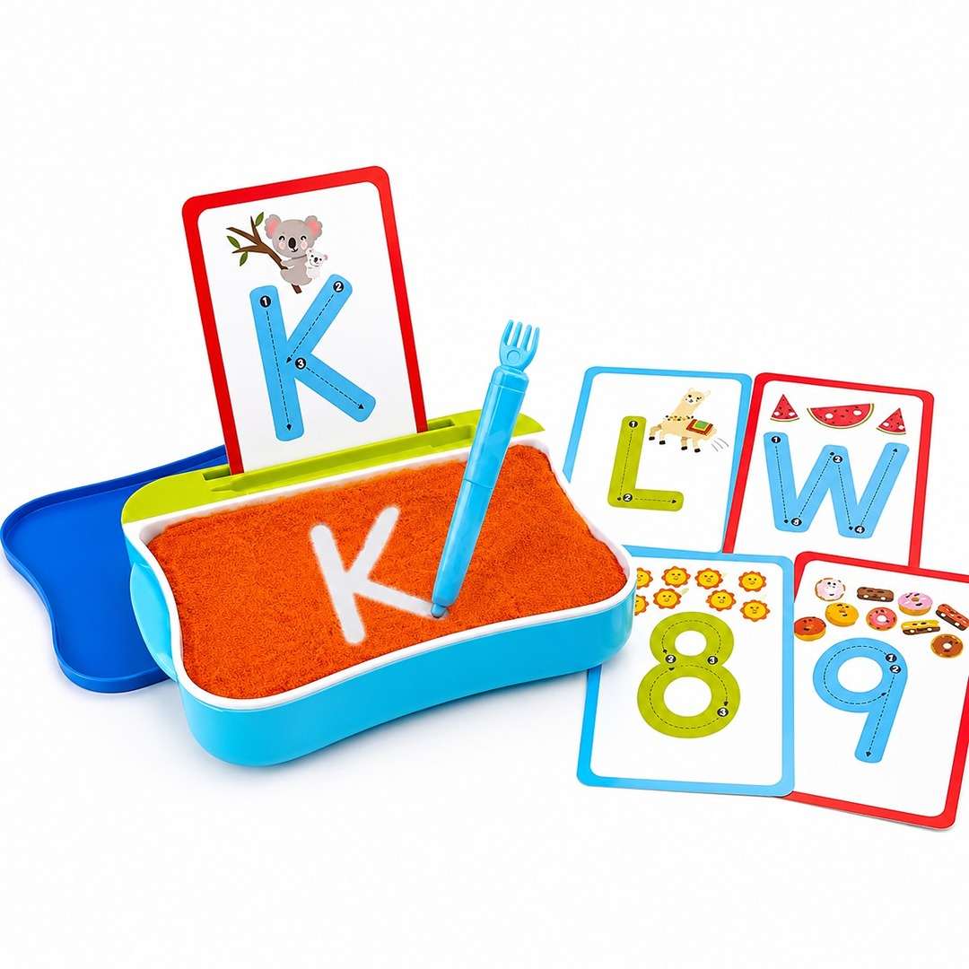 Light-Up Sand Tracing Tray: Spark the Joy of Writing with Glowing Magic! - Fun Learning Store