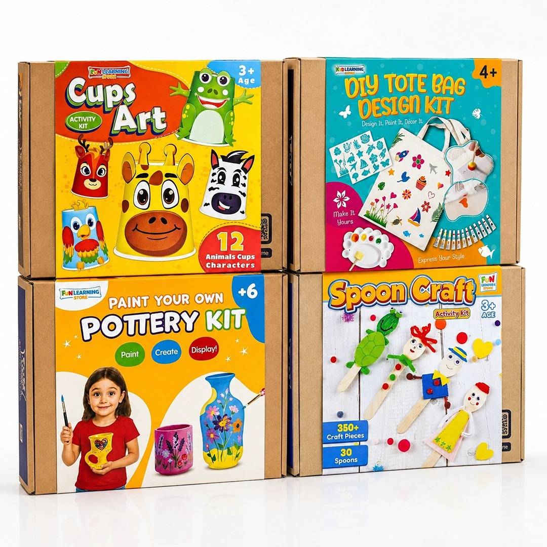 Little Artist DIY Kit: The Ultimate 4-in-1 Mega Craft Bundle for Creative Kids - Fun Learning Store