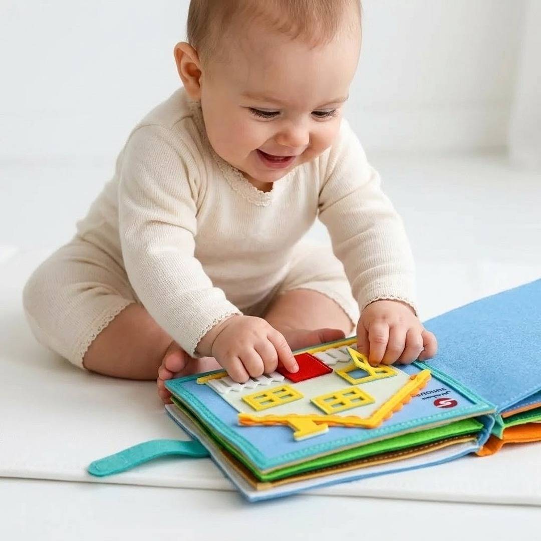 Little Thinker 2: Interactive Sensory and Cognitive Book for Boys |+3 Years - Fun Learning Store