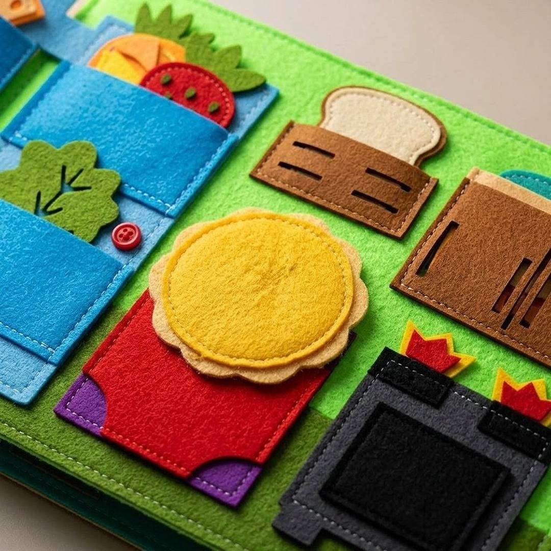 Little Thinker 2: Interactive Sensory and Cognitive Book for Boys |+3 Years - Fun Learning Store