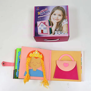 Little Thinker 2: Interactive Sensory and Cognitive Book for Girls |+3 Years - Fun Learning Store