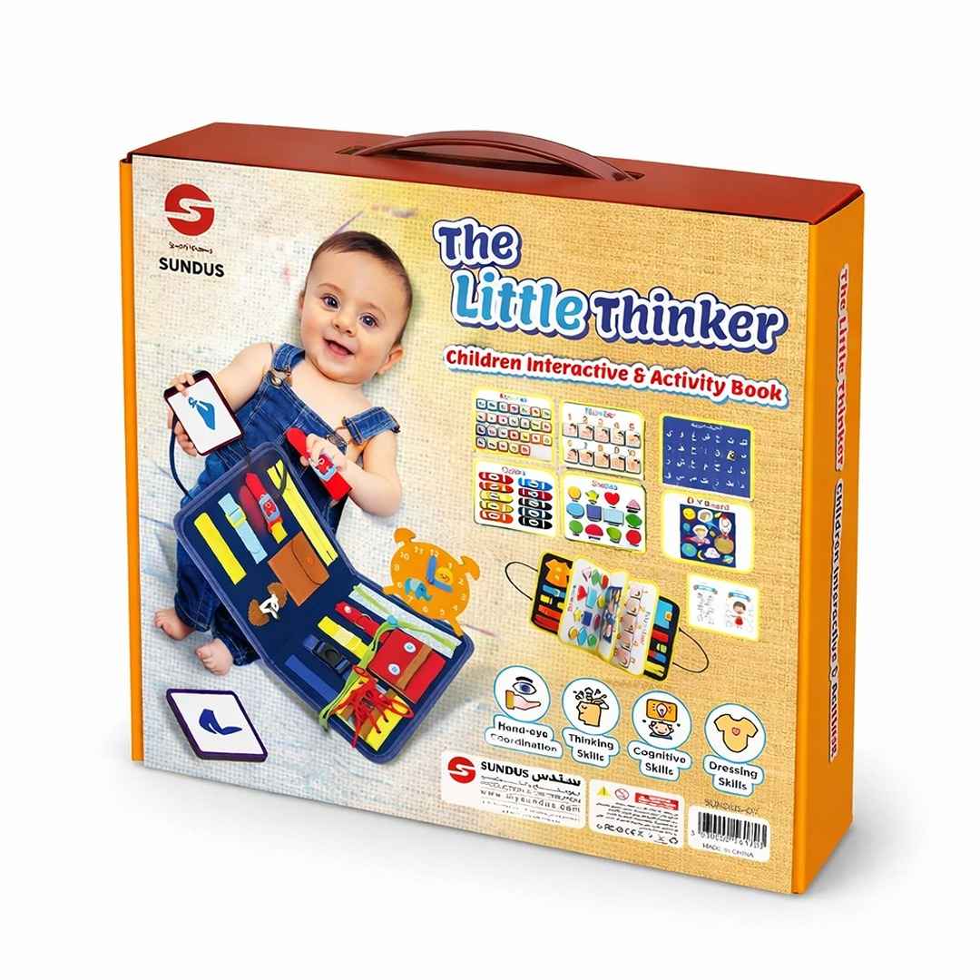 Little Thinker Interactive Activity Book: Fun Learning Tool for Kids |+3 Years - Fun Learning Store
