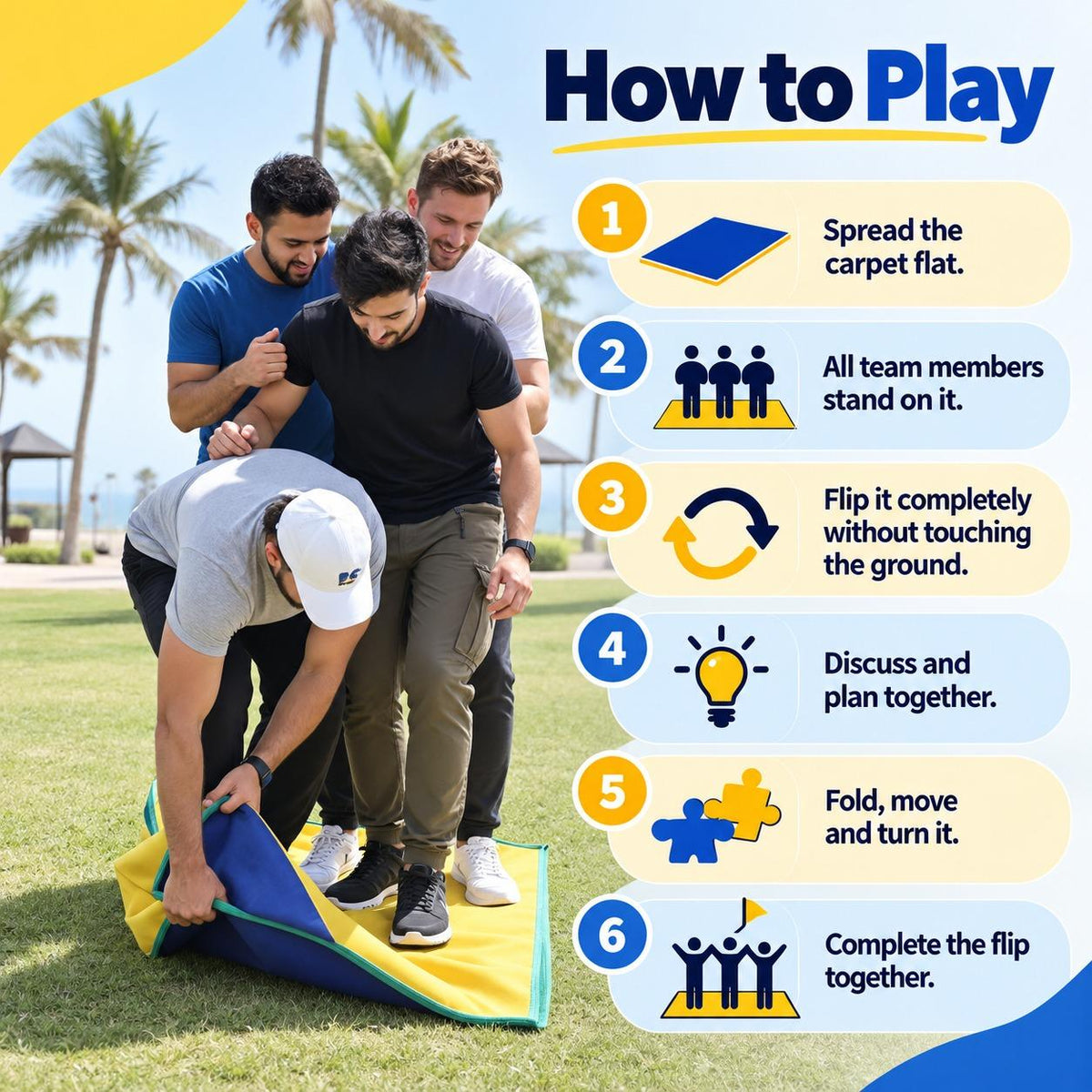 Magic Carpet – Teamwork, Planning & Creative Problem-Solving Challenge - Fun Learning Store