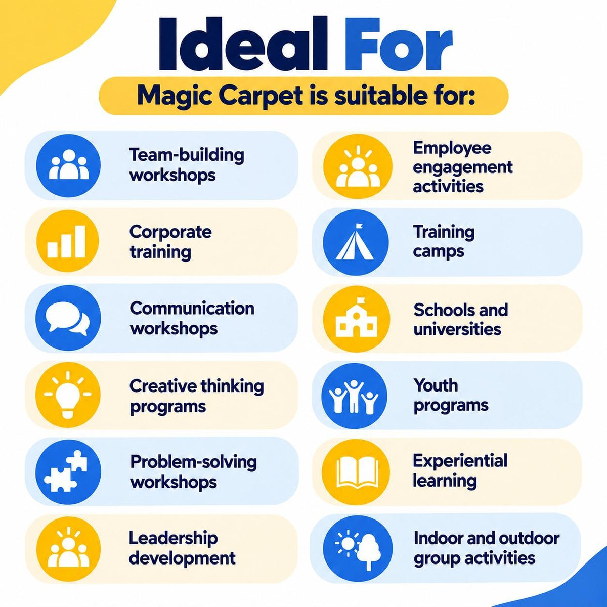 Magic Carpet – Teamwork, Planning & Creative Problem-Solving Challenge - Fun Learning Store