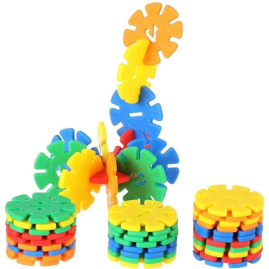 Magic Toys Snowflake Building Blocks – 150 - Piece Creative STEM Toy for Kids - Fun Learning Store