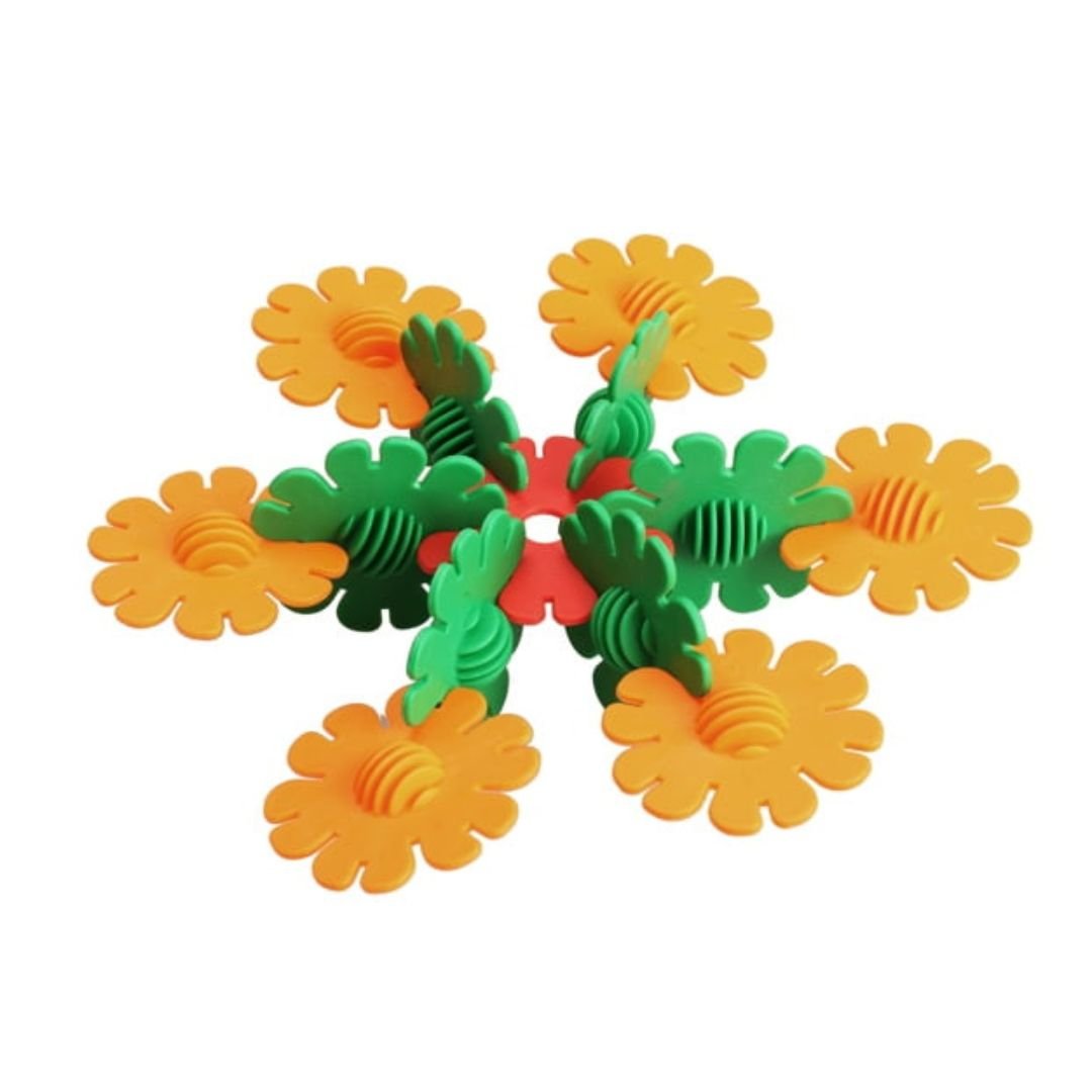 Magic Toys Snowflake Building Blocks – 150 - Piece Creative STEM Toy for Kids - Fun Learning Store