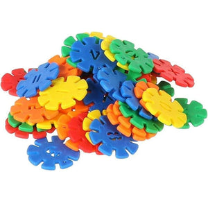 Magic Toys Snowflake Building Blocks – 150 - Piece Creative STEM Toy for Kids - Fun Learning Store