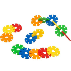 Magic Toys Snowflake Building Blocks – 150 - Piece Creative STEM Toy for Kids - Fun Learning Store