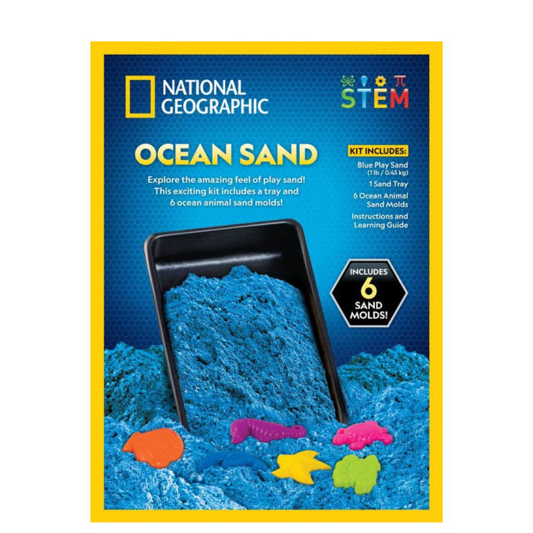 Magical Ocean Play Sand Kit – Sensory Fun with Mess - Free Moldable Sand! - Fun Learning Store