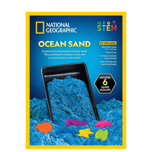 Magical Ocean Play Sand Kit – Sensory Fun with Mess - Free Moldable Sand! - Fun Learning Store