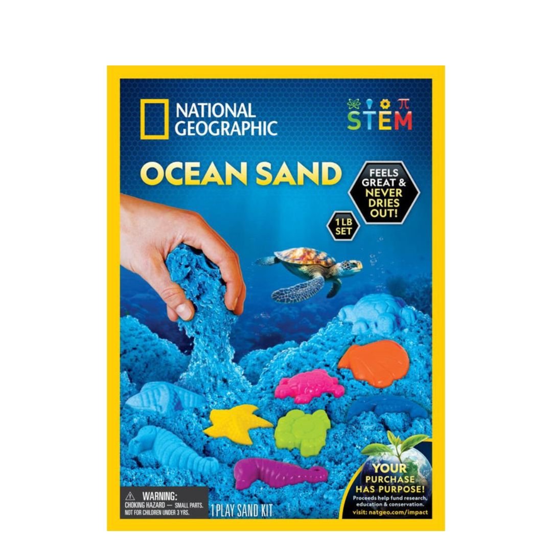 Magical Ocean Play Sand Kit – Sensory Fun with Mess - Free Moldable Sand! - Fun Learning Store