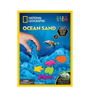 Magical Ocean Play Sand Kit – Sensory Fun with Mess - Free Moldable Sand! - Fun Learning Store