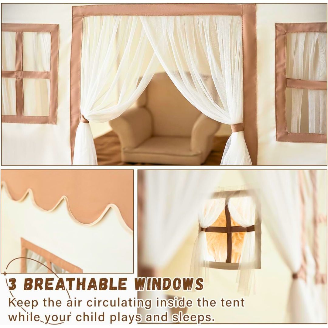 Magical Play Home Kids Tent – Indoor Playhouse - Cozy Indoor Castle for Toddlers & Kids! - Fun Learning Store