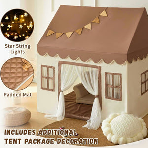 Magical Play Home Kids Tent – Indoor Playhouse - Cozy Indoor Castle for Toddlers & Kids! - Fun Learning Store