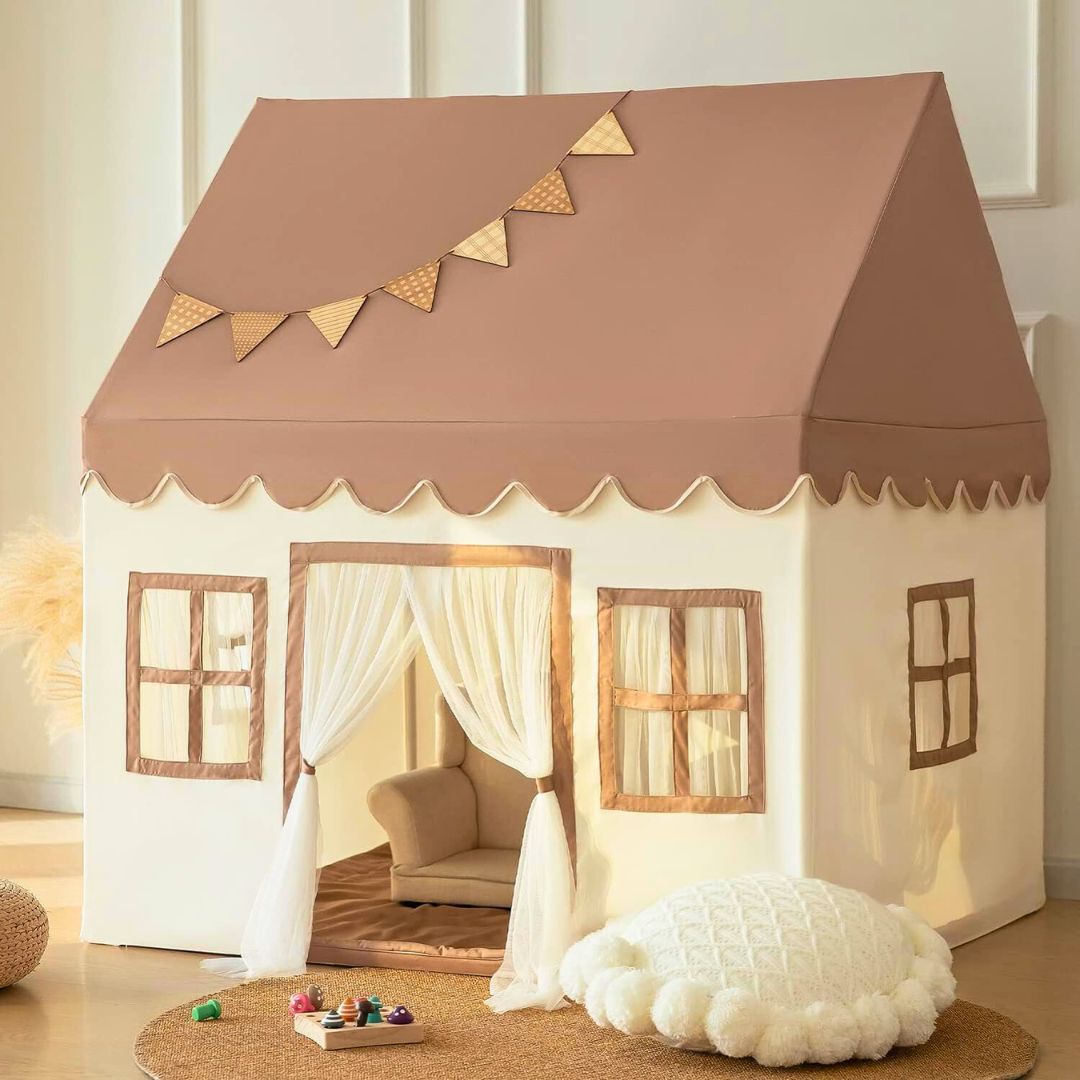 Magical Play Home Kids Tent – Indoor Playhouse - Cozy Indoor Castle for Toddlers & Kids! - Fun Learning Store