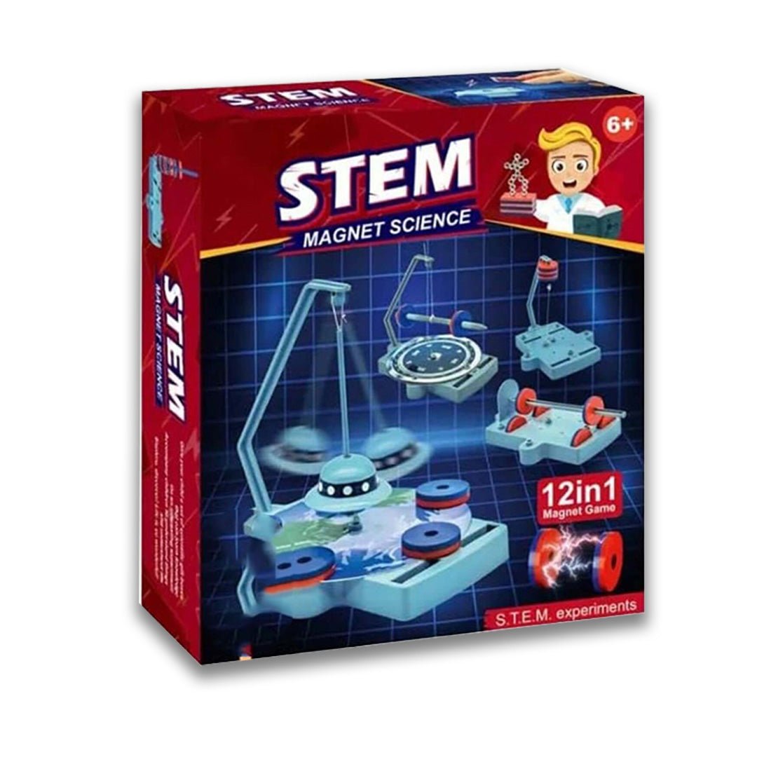 Magnet Lab STEM Kit – 12 Engaging Experiments for Young Scientists - Fun Learning Store