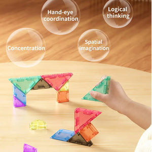Magnetic 3D Tangram Magic Cube For Children's Early Education Puzzle | Magnetic DIY Puzzle Logical Thinking Training Toys - Fun Learning Store
