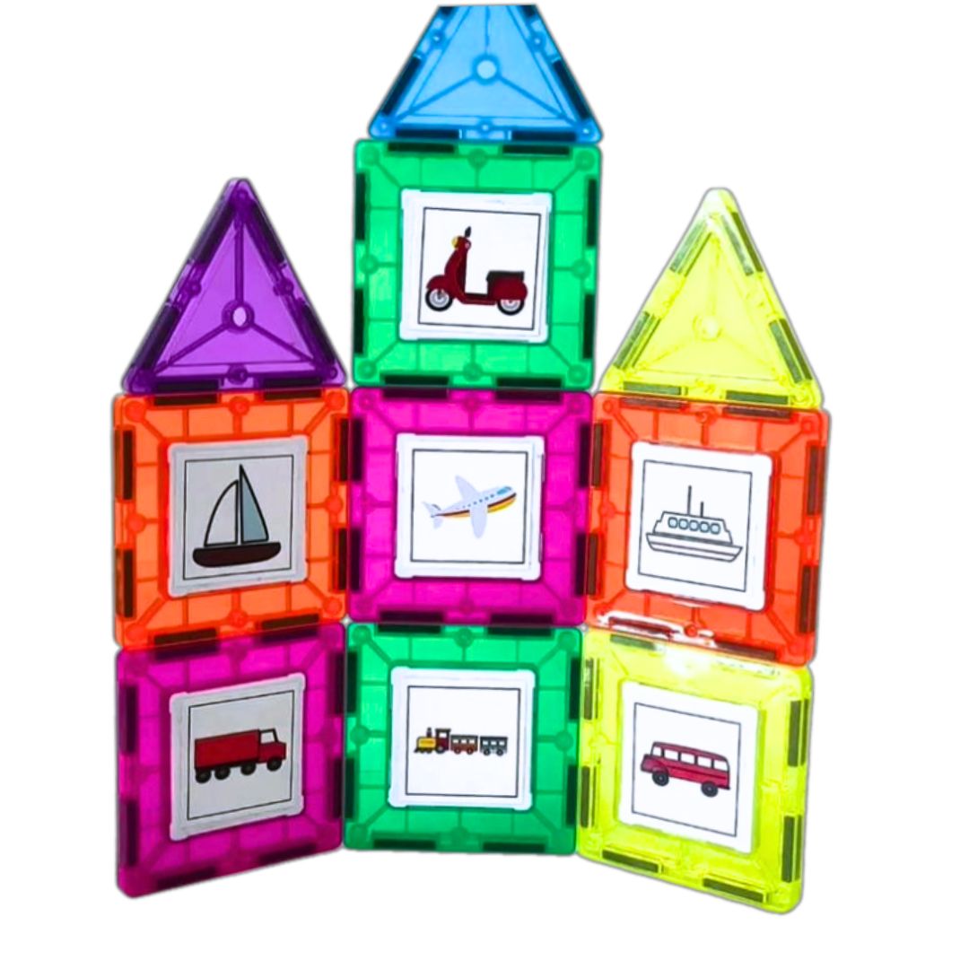 Magnetic Arabic Alphabet Building blocks Game: The World of Letters and Words - The Pictures - Fun Learning Store