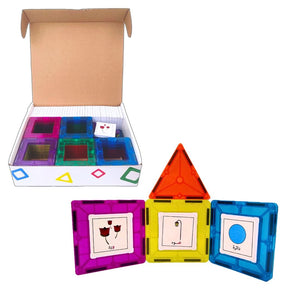 Magnetic Arabic Alphabet Building blocks Game: The World of Letters and Words - The Pictures - Fun Learning Store