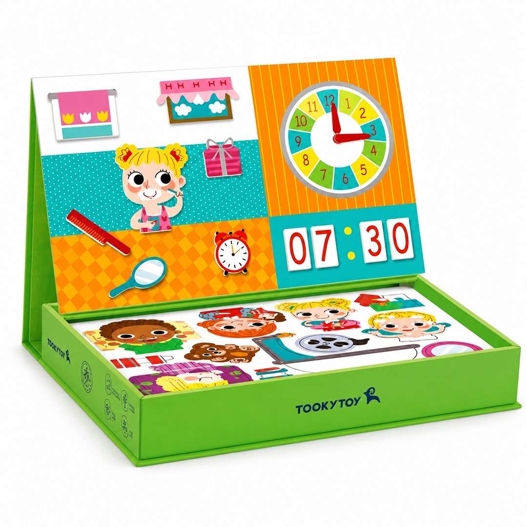 Magnetic Box – A Wonderful Day | Portable Magnetic Learning Playset for Kids - Fun Learning Store