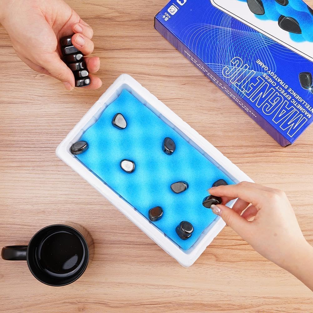 Magnetic Chess Game Board Magnetic Chess Set Games Magnet Board Game Magnetic Chess Set Family Board Games for Kids and Adults - Fun Learning Store