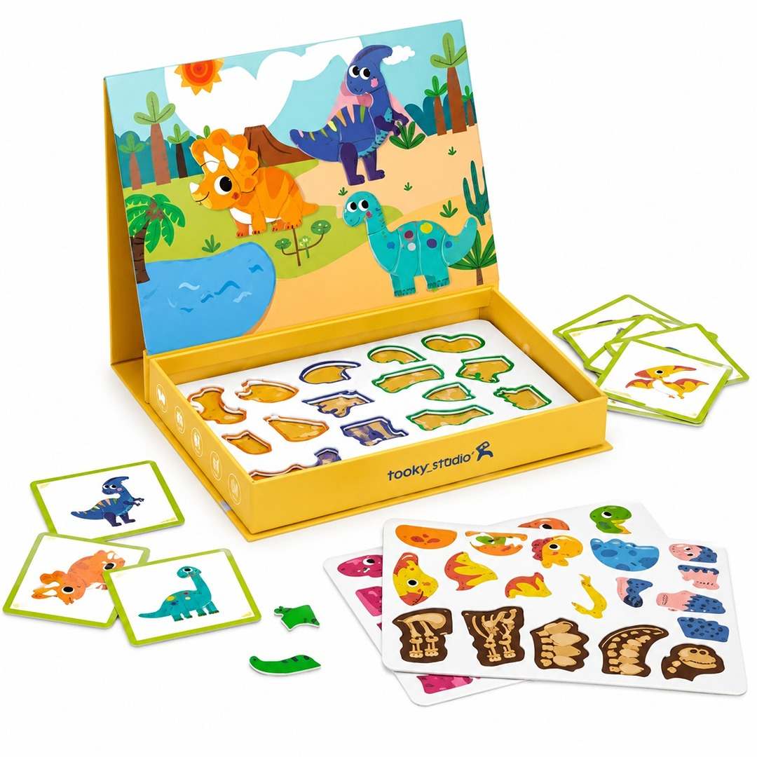 Magnetic Travel Play Box – Dinosaur Adventure Set – 3+ Years - Fun Learning Store