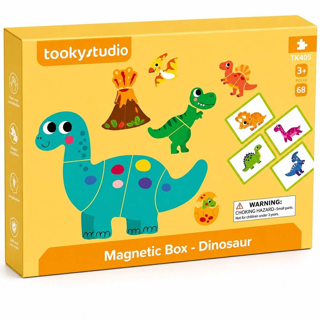 Magnetic Travel Play Box – Dinosaur Adventure Set – 3+ Years - Fun Learning Store