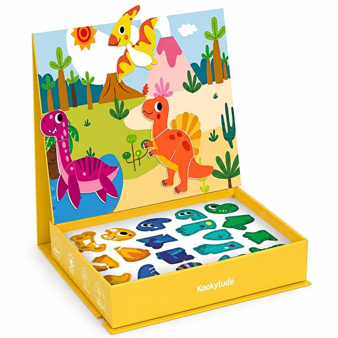Magnetic Travel Play Box – Dinosaur Adventure Set – 3+ Years - Fun Learning Store