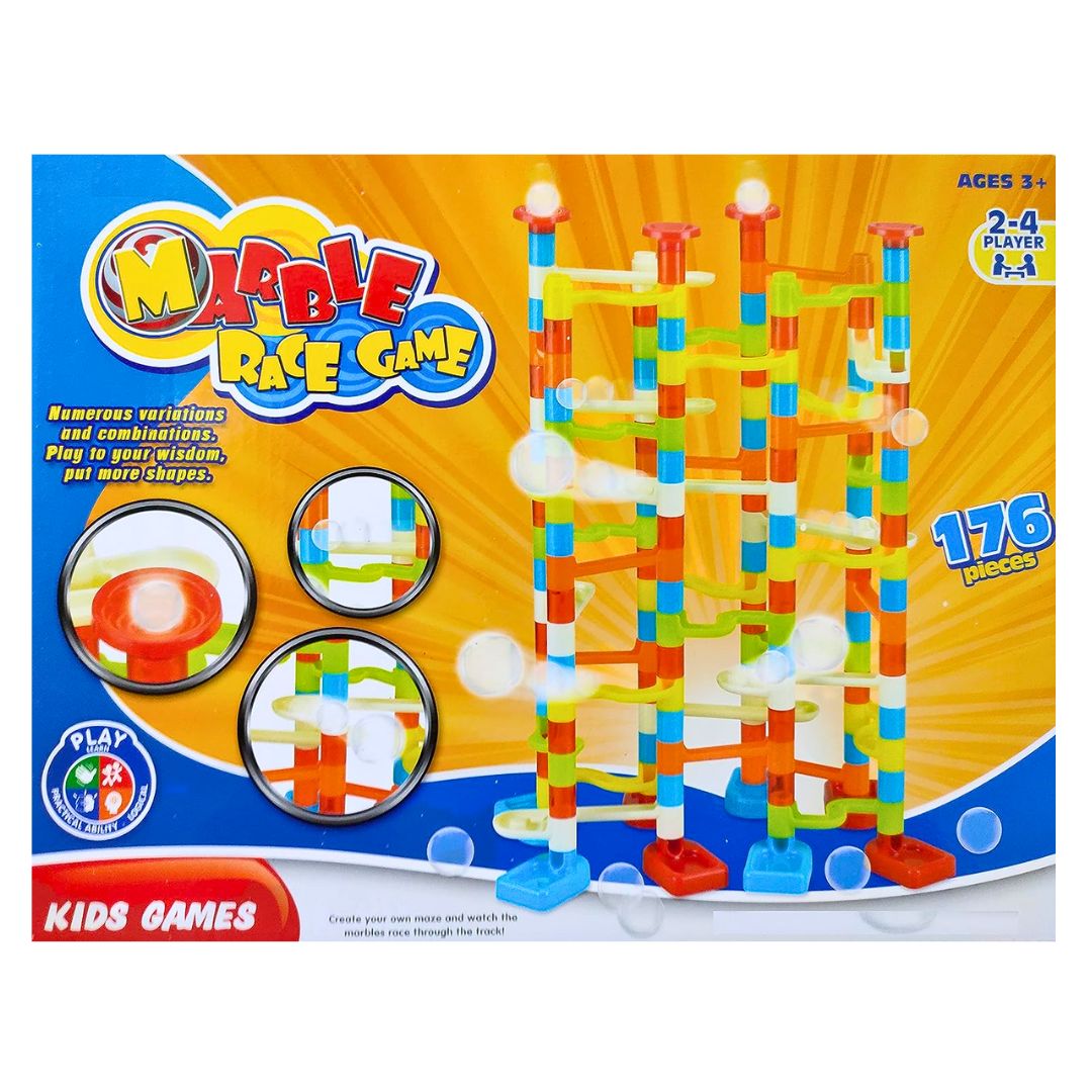 Building Blocks and Maze Toy for Kids - 176 Pcs - Fun Learning Store