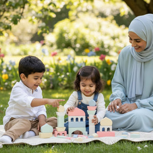 Masjid Blocks – Islamic Montessori Wooden Building Set - Fun Learning Store