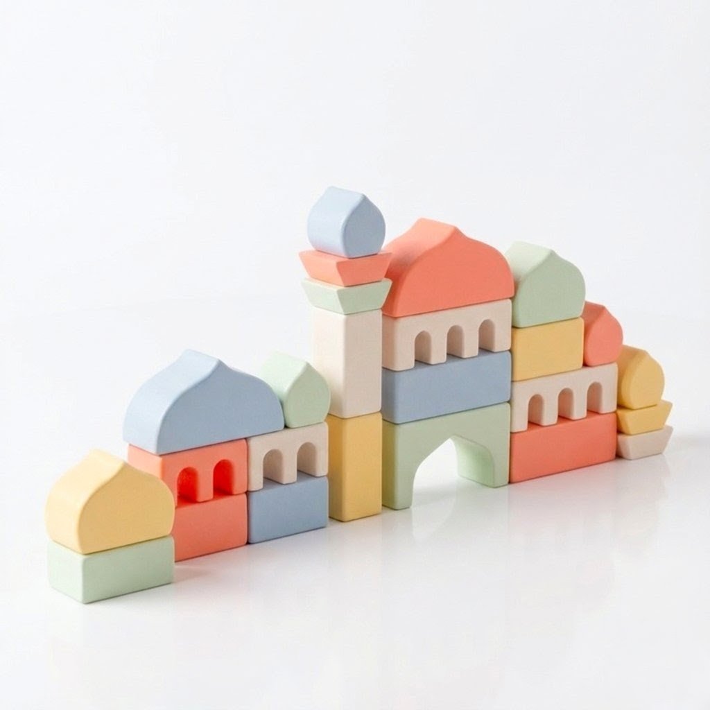 Masjid Blocks – Islamic Montessori Wooden Building Set - Fun Learning Store