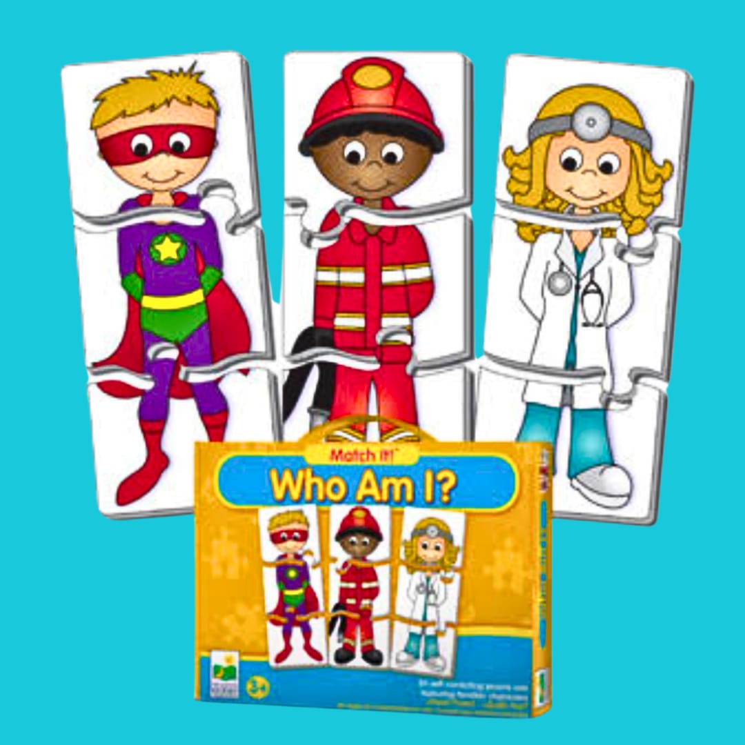 Match It! Who Am I ? 20 self - correcting puzzles all about diversity and differences - Fun Learning Store