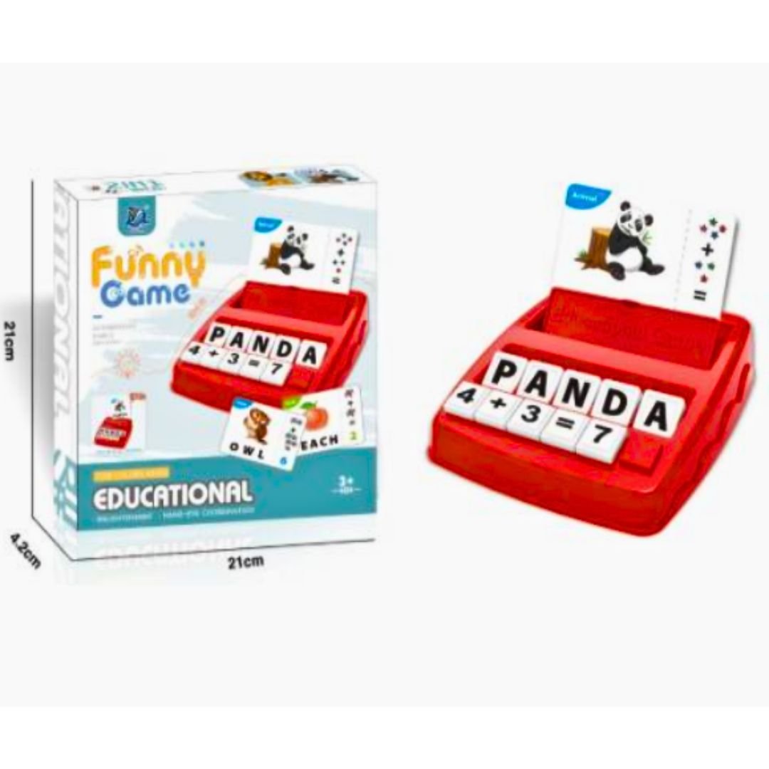 Matching Letters Game - 2 in 1 Math and English Learning Machine - Fun Learning Store