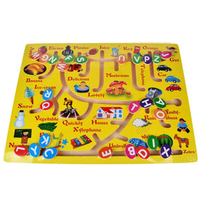 Math and Alphabet Matching Sliding Maze Board – A Fun & Educational Puzzle! - Fun Learning Store
