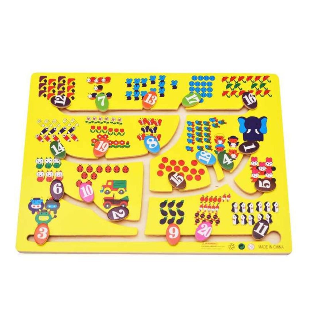 Math and Alphabet Matching Sliding Maze Board – A Fun & Educational Puzzle! - Fun Learning Store
