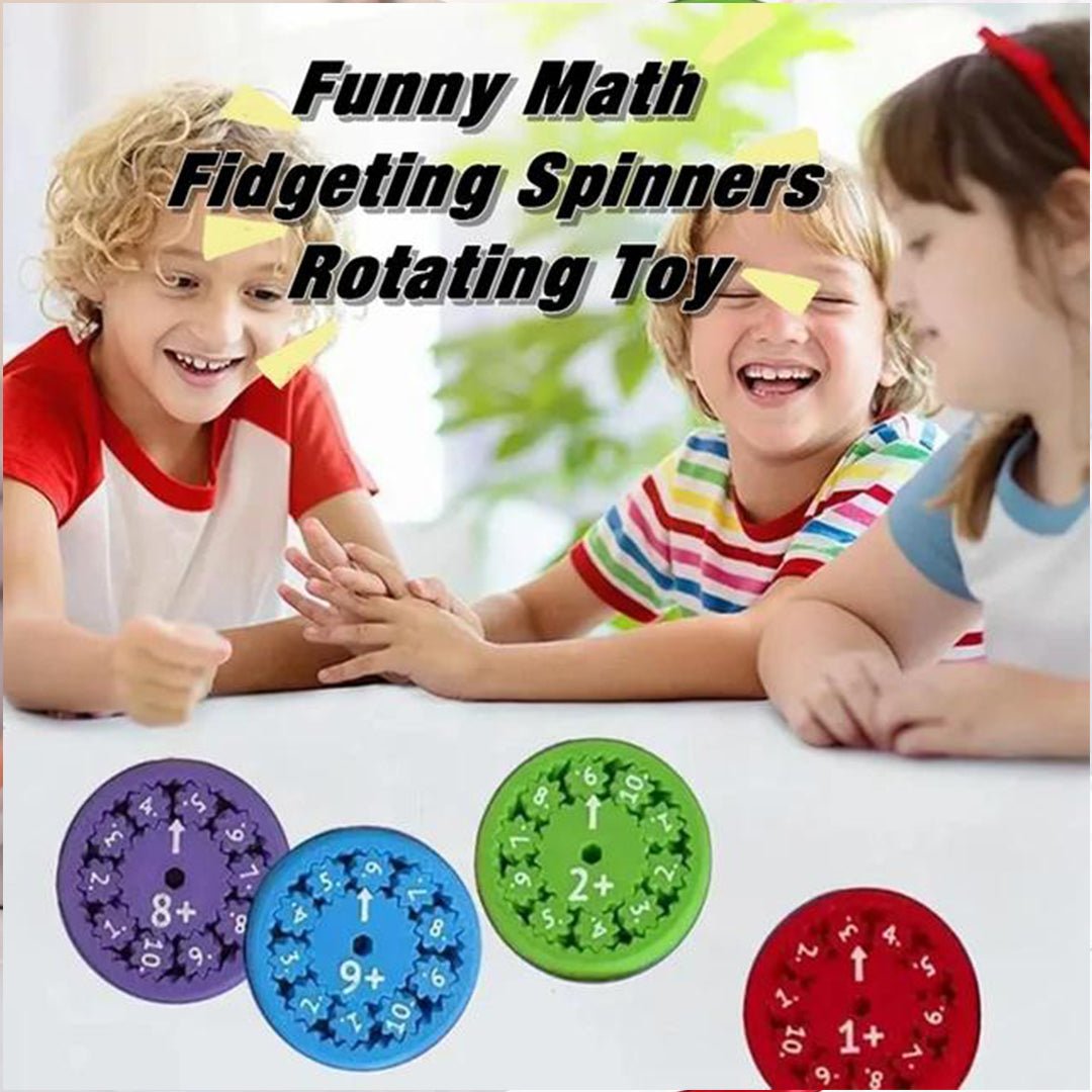 Math Fact Fidget Spinners – Fun and Educational Toy for Kids |+5 years - Fun Learning Store