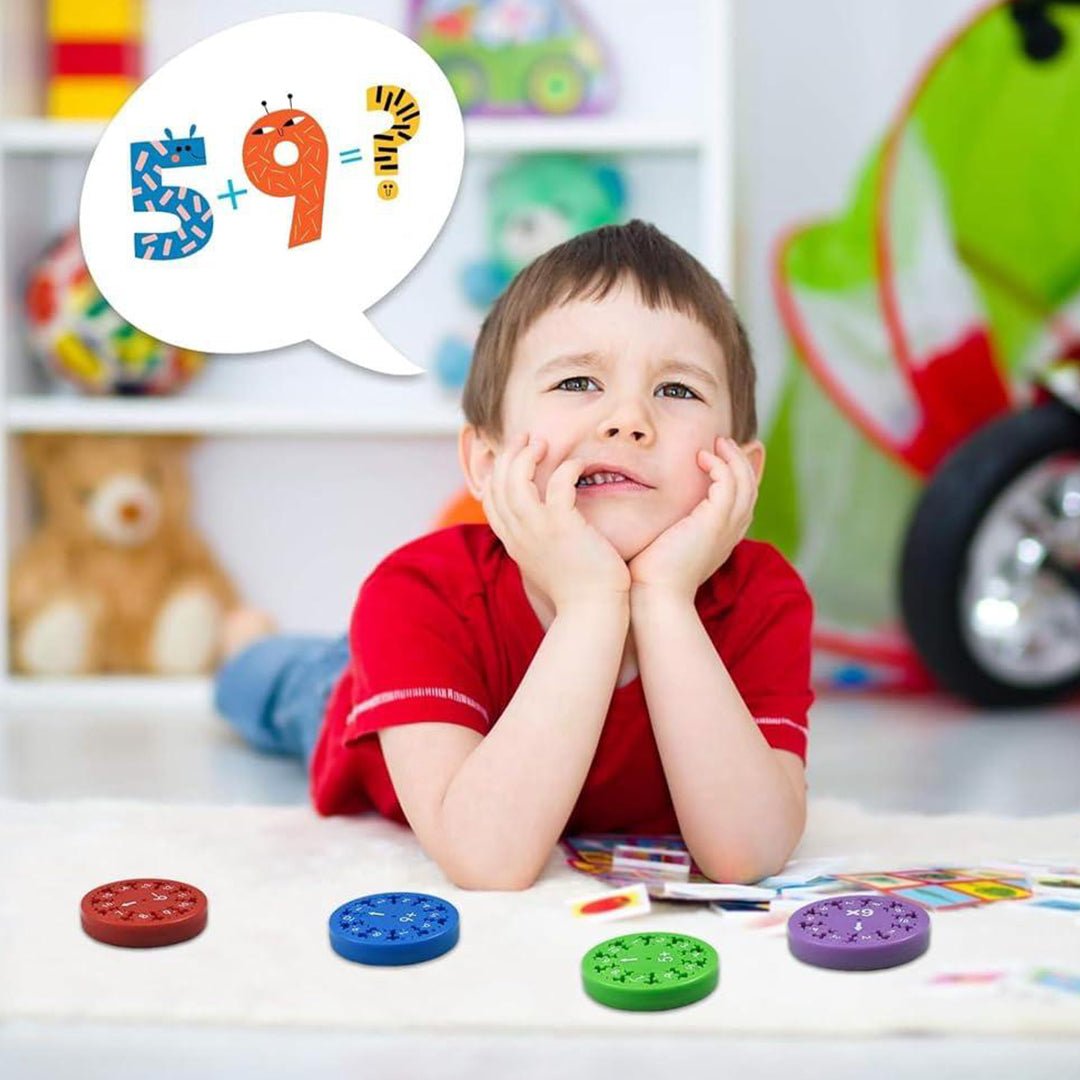 Math Fact Fidget Spinners – Fun and Educational Toy for Kids |+5 years - Fun Learning Store