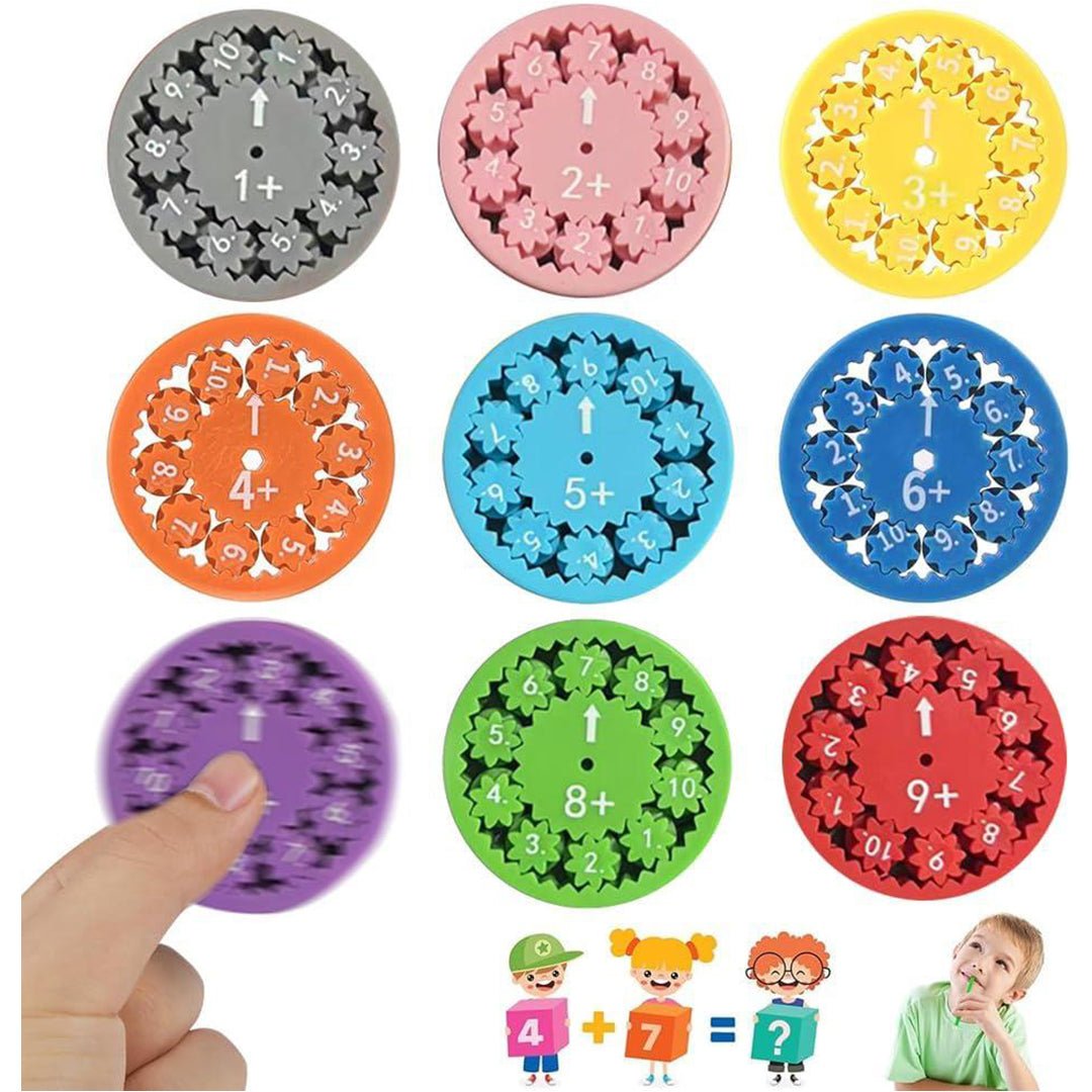 Math Fact Fidget Spinners – Fun and Educational Toy for Kids |+5 years - Fun Learning Store