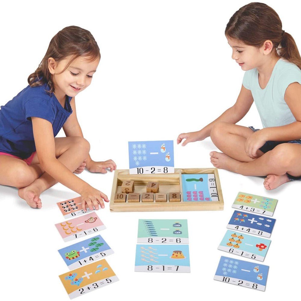 Math Mastery Fun - Interactive Wooden Learning Game for Kids - Fun Learning Store