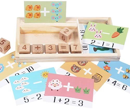 Math Mastery Fun - Interactive Wooden Learning Game for Kids - Fun Learning Store