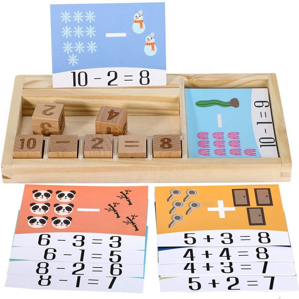 Math Mastery Fun - Interactive Wooden Learning Game for Kids - Fun Learning Store