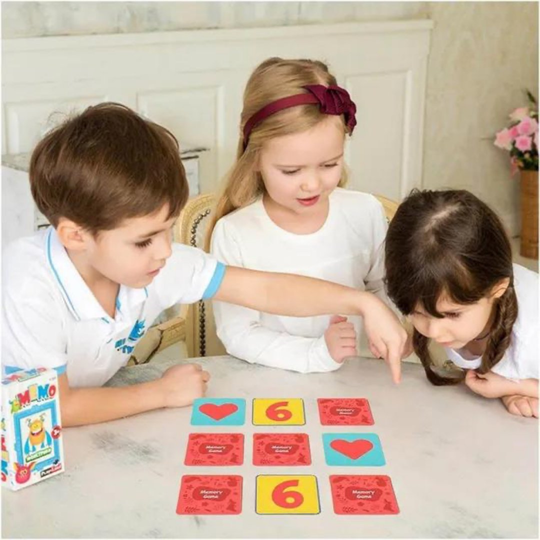 Memory Game Number Set - Enhance Cognitive Skills For Kids - 36 Pcs - Fun Learning Store