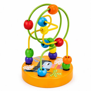 Mini Beads Coaster Wooden Activity Toy – 12+ Months - Fun Learning Store